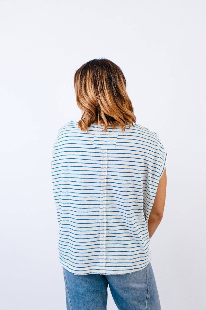 USA and Lace Top - FINAL SALE - Macoma Boutique100 Short Sleeve