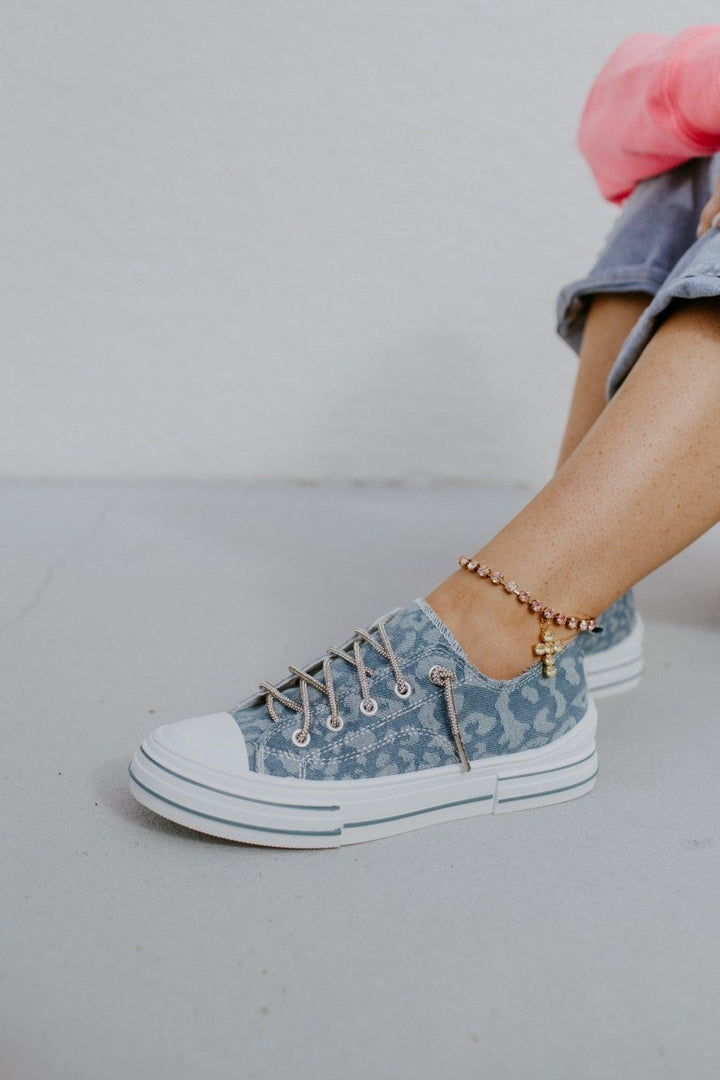 Very G Denim Aman Leopard Sneakers - Macoma Boutique301 Sneakers