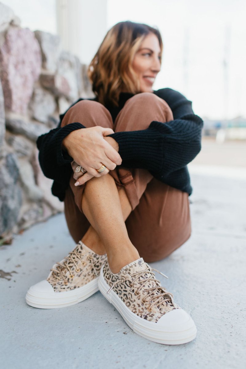 Very G Natural Aman Leopard Sneakers - Macoma Boutique301 Sneakers