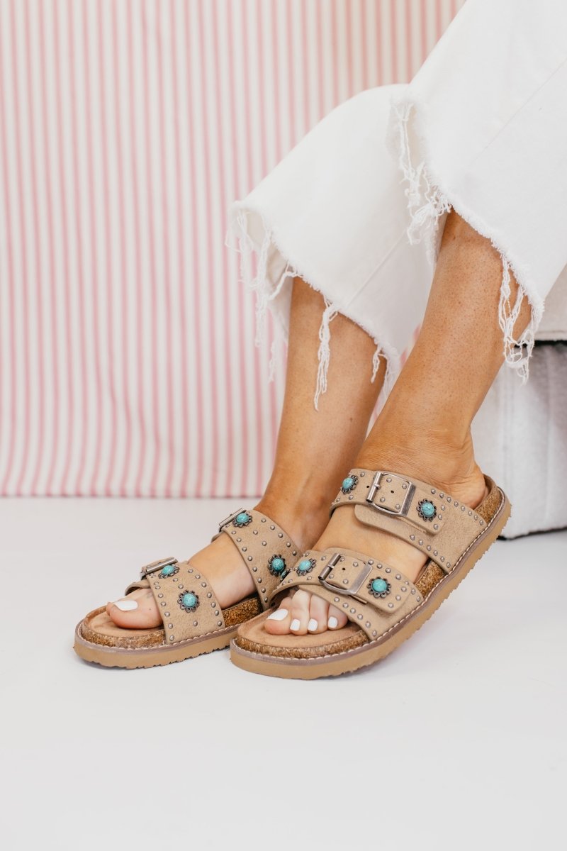 Very G Taupe Connie Sandals - Macoma Boutique304 Sandals