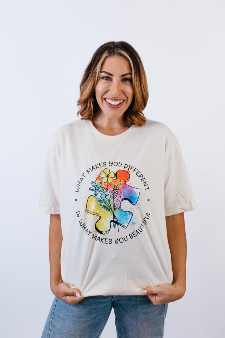 What Makes You Different Graphic Tee - FINAL SALE - Macoma Boutique555 Presales