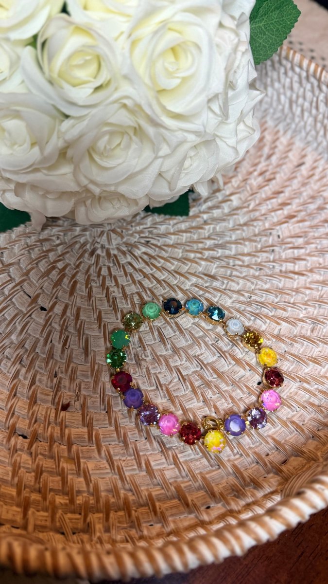 Wrapped in Sparkles Anklet/Lariat in Gold Regular Multi Mix - Macoma Boutique315 Jewelry