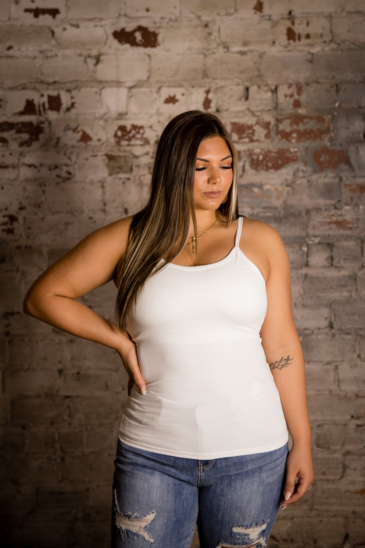 Phierce Fashions Spaghetti Strap Brami Tank- FINAL SALE