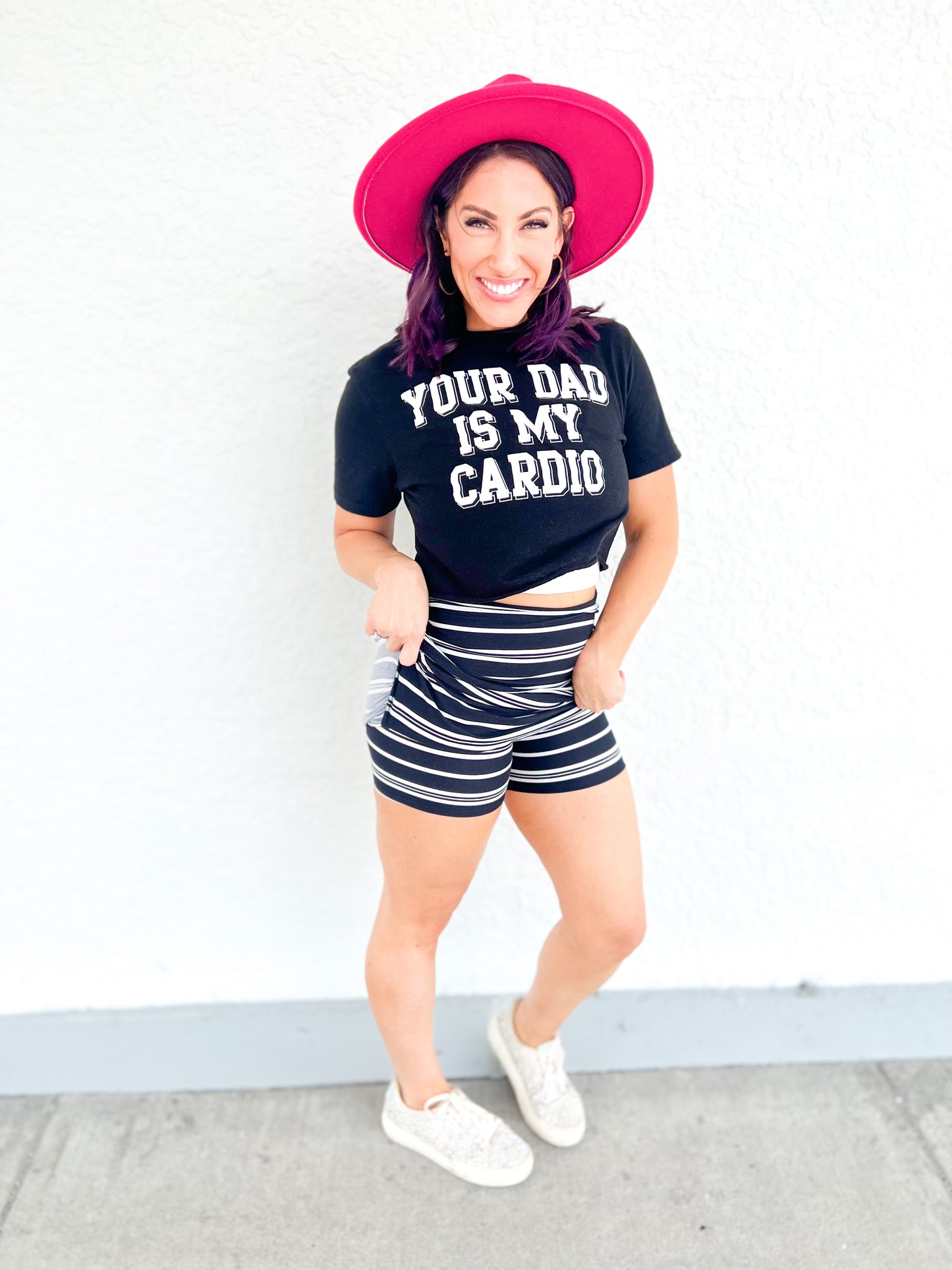 Phierce Fashions Shirred Skirt with Shorts- FINAL SALE