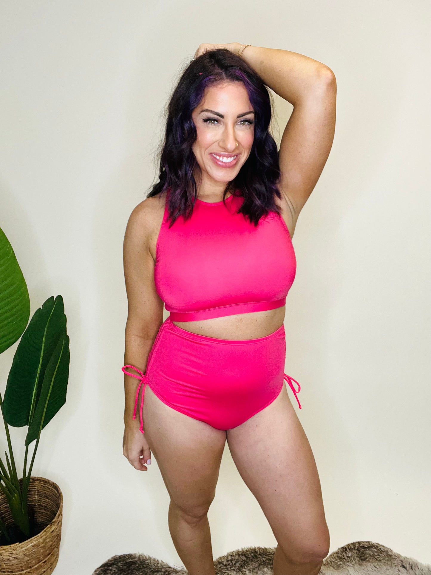 Reg/ Curvy Slice of Watermelon 2 Piece Swimsuit