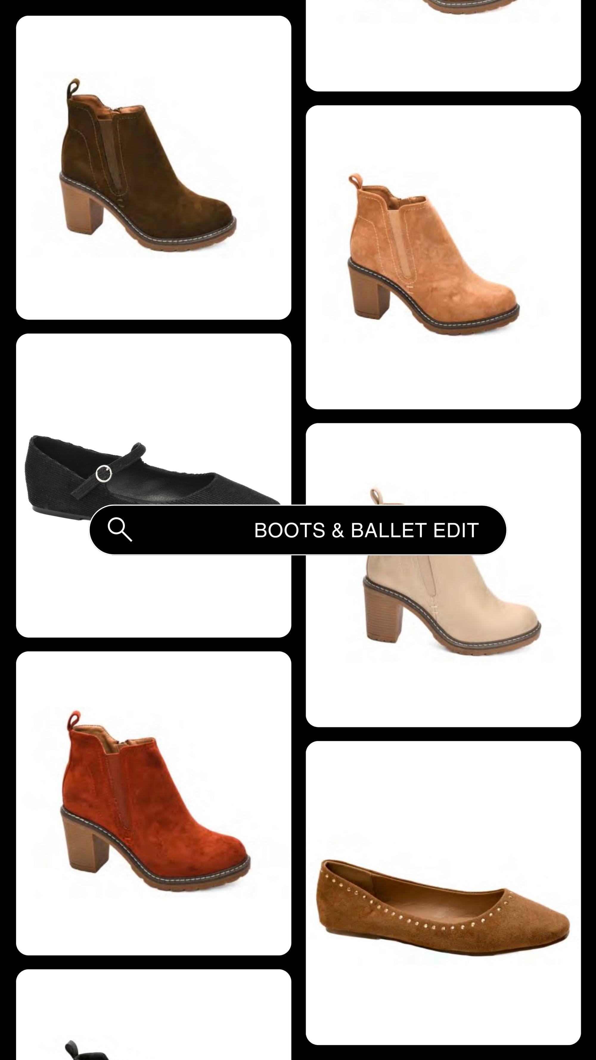 Édition bottes et ballerines