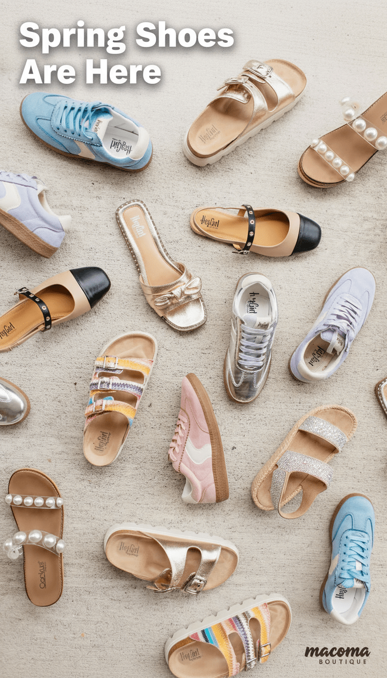 Spring 2026 Shoe Styles - Macoma Boutique