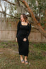 Sleek Silhouette Maxi Dress