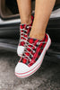Very G Red Plaid Aman Sneakers