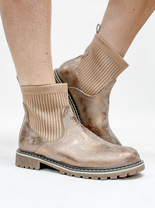 Presale:  Corky's Washed Bronze Metallic Cabin Fever Boots