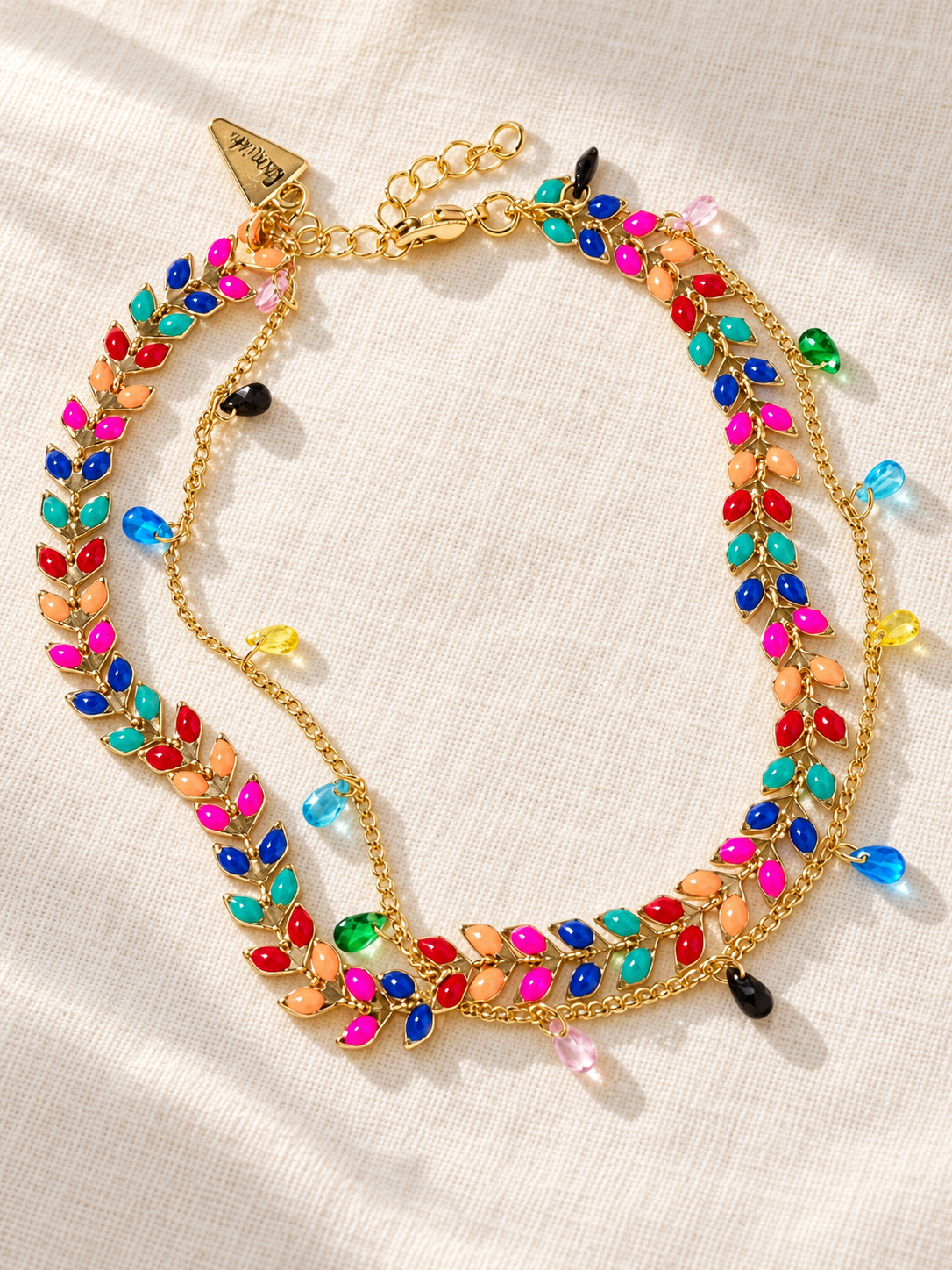 Flutter Anklet In Gold