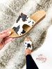 Corky's Cow Smooth Bogalusa Sandals