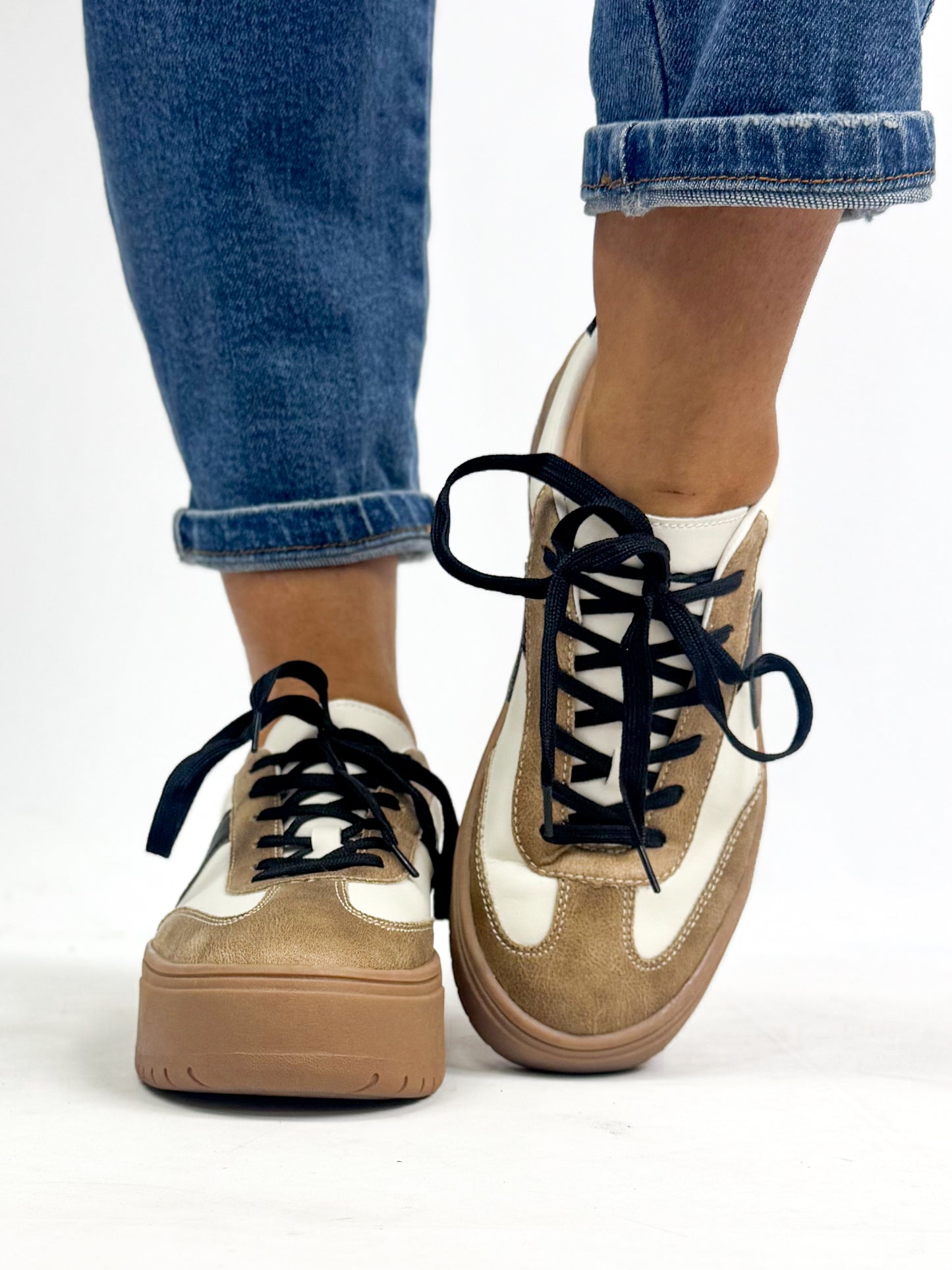 Corky's Tan Pop Off Sneakers