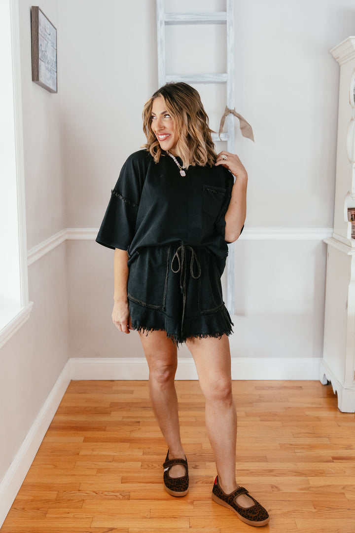 Midnight Fringe Shorts
