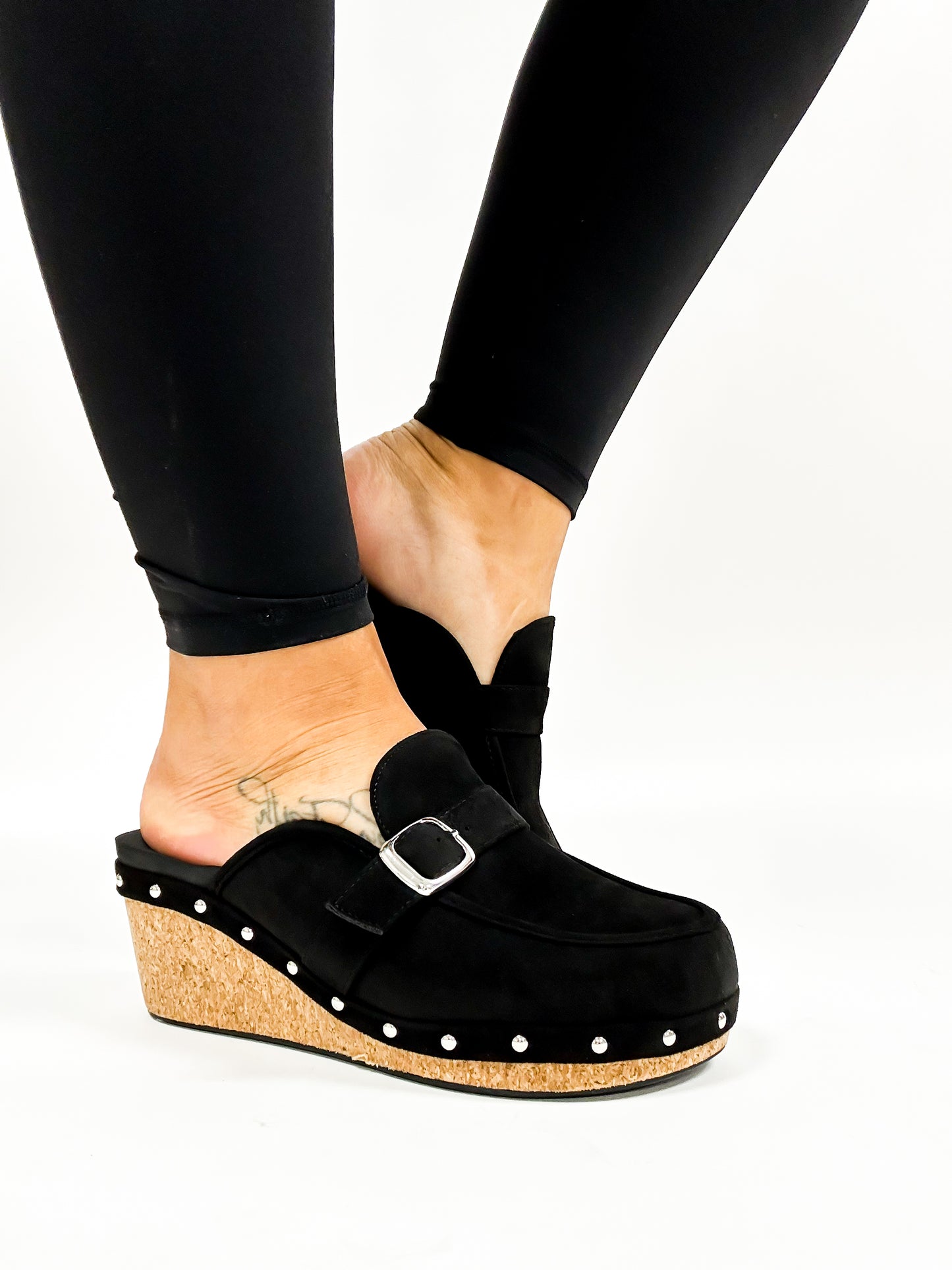 Corky's Black Faux Suede Just Precious Shoes