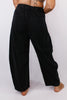 Acid Wash Barrel Jeans in Black - Reg/Curvy