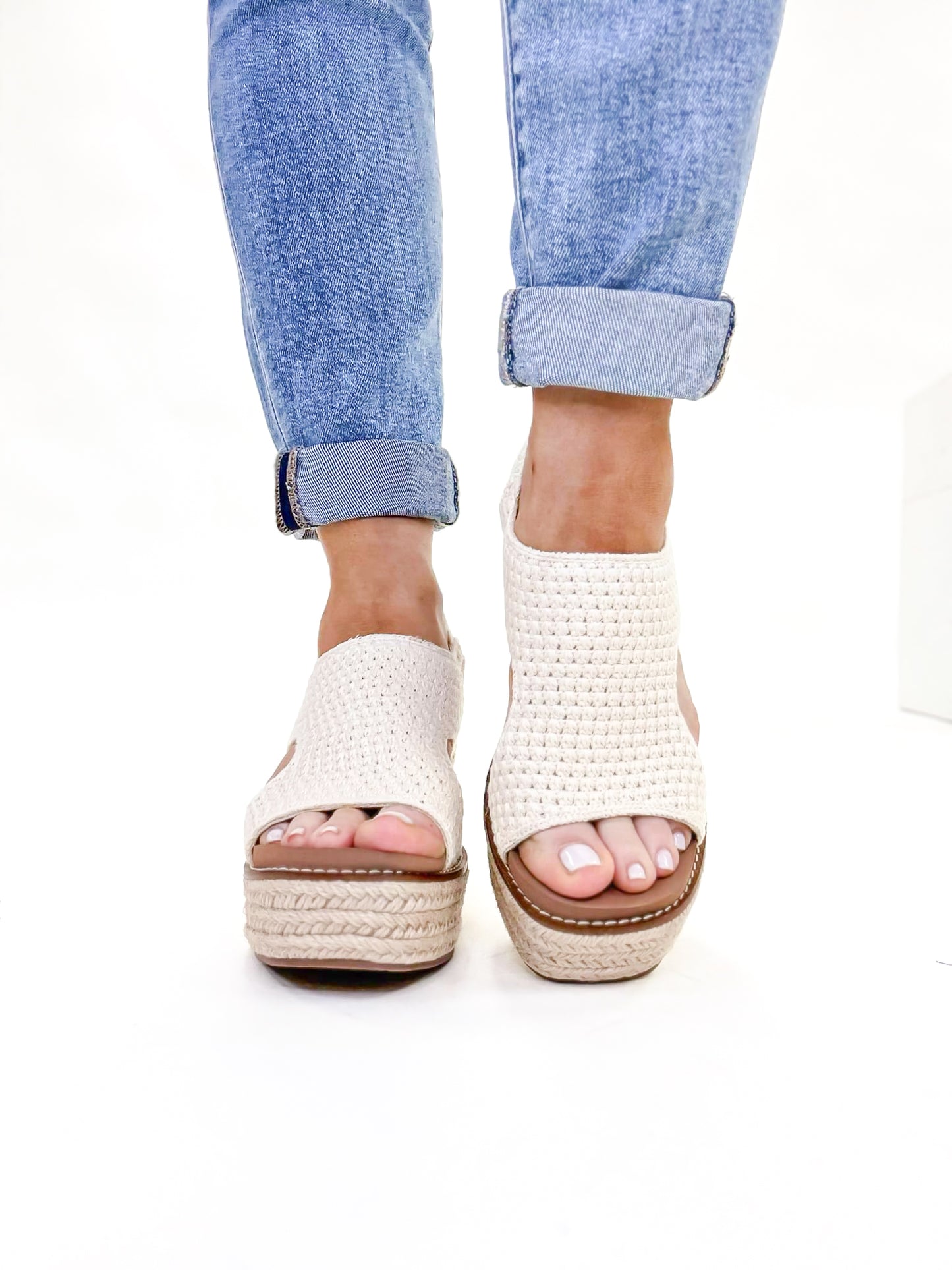 Presale: Corky's Natural Crochet Freddie Wedges