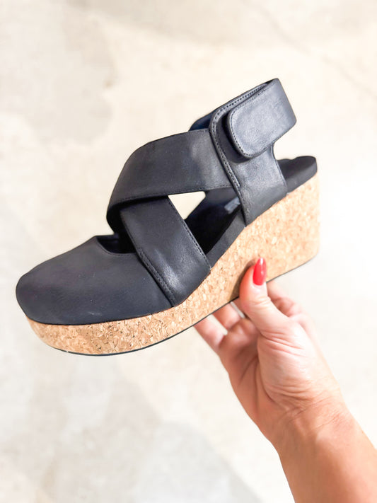 Presale: Corky's Black Case Closed Shoes