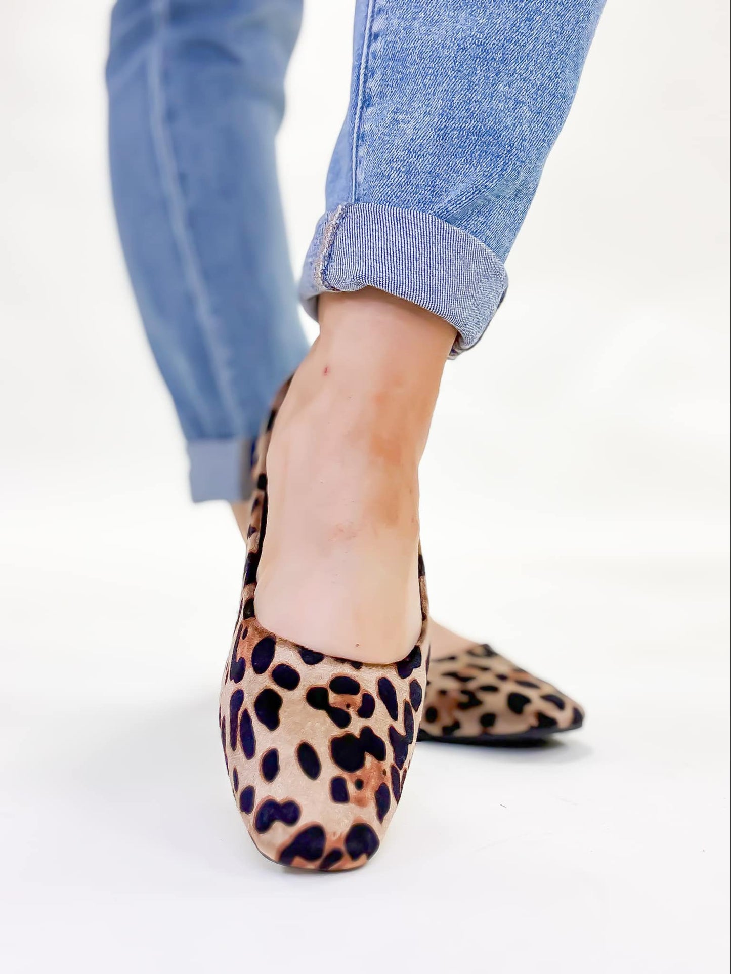 Presale: Corky's Leopard Velvet Over It Flats