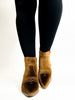 Bottes Smoke Show en velours marron de Corky