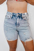 Judy Blue Off Duty Boyfriend Shorts - Reg/Curvy FINAL SALE