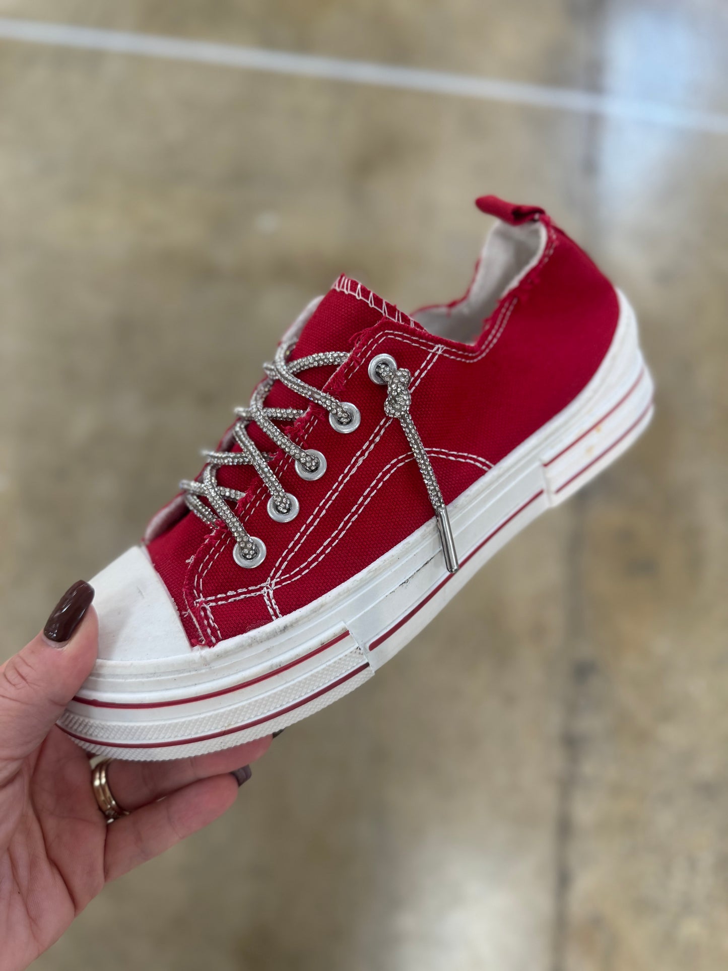 Very G Red Aman Sneakers