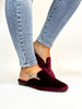 Corky's Burgundy Velvet Spotlight Shoes