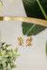 Wings Ear Climber Earrings in Silver/Gold