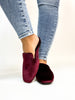 Corky's Burgundy Velvet Spotlight Shoes