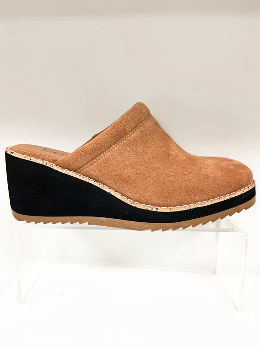 Presale: Corky's Camel Faux Suede Skedaddle Shoes