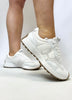 Corky's White No Prob Sneakers