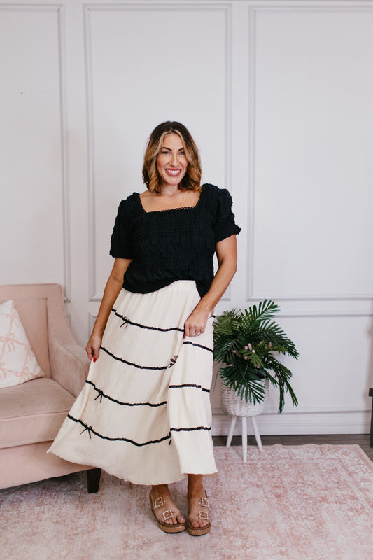 Rows of Bows Skirt - Reg/Curvy