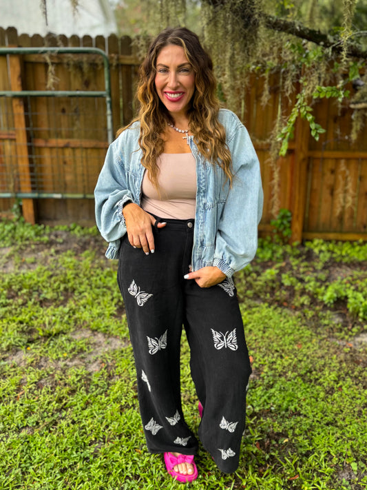 Glow-Up Denim Jacket