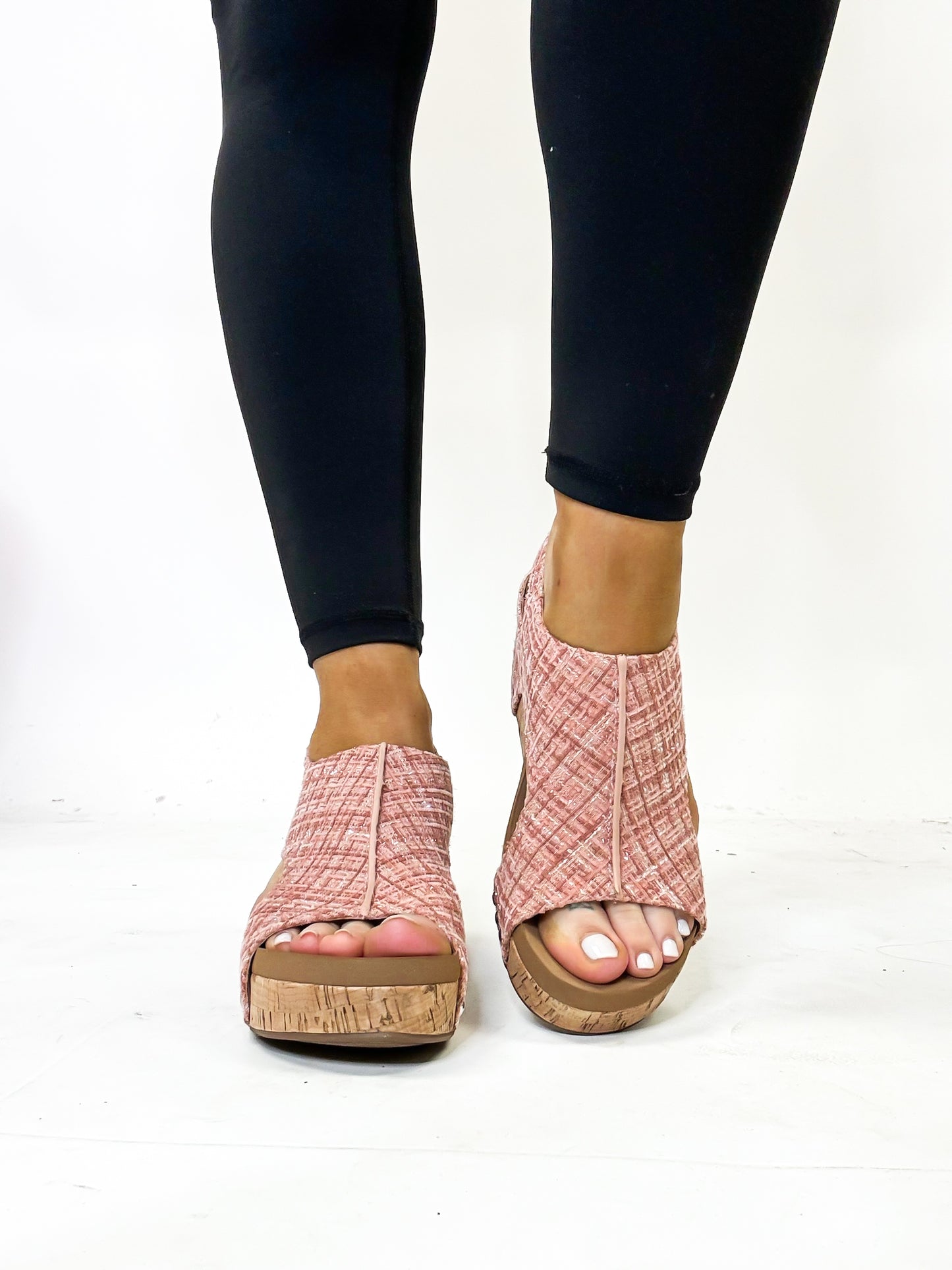 Black Friday Deal: Corky's Blush Tweed Carley Sandals