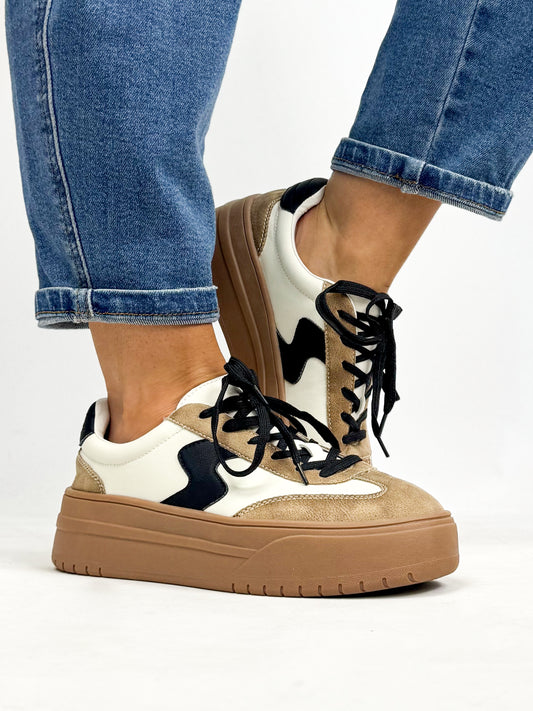 Corky's Tan Pop Off Sneakers