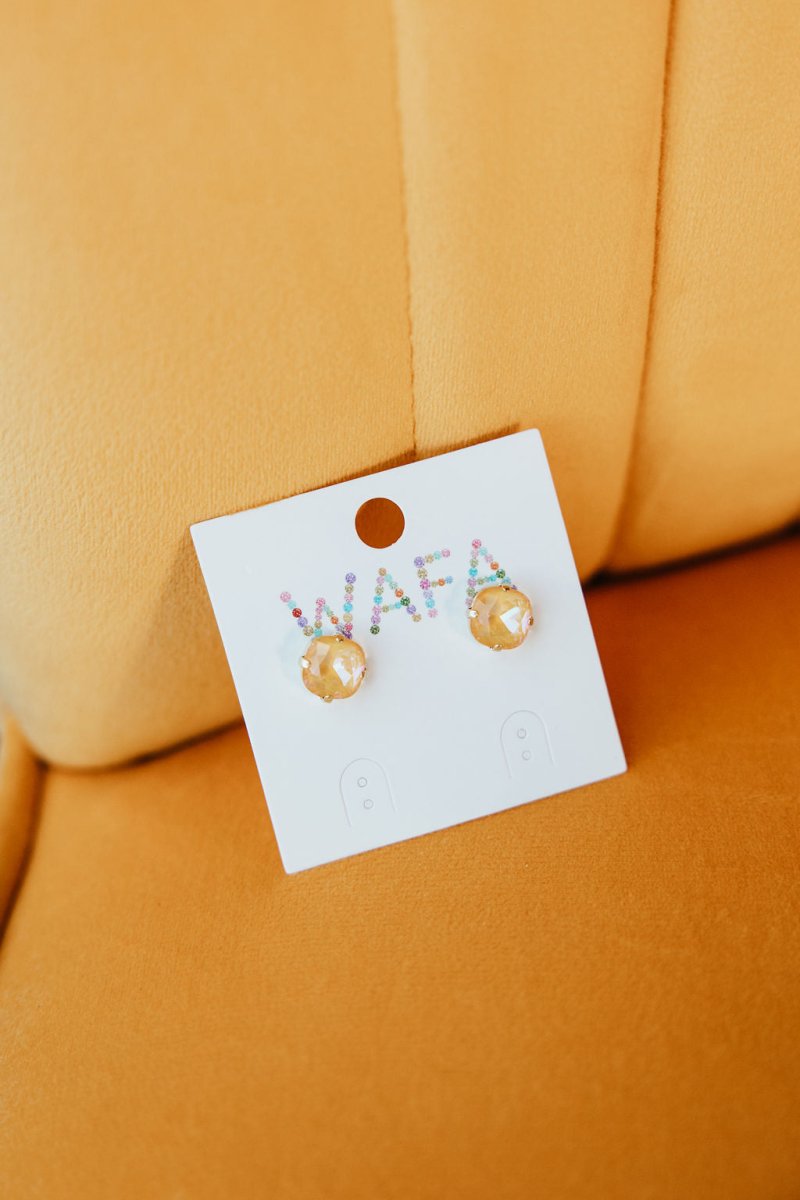 10MM Stud Earrings in Wild Poppy - Macoma Boutique310 Accessories/Jewelry