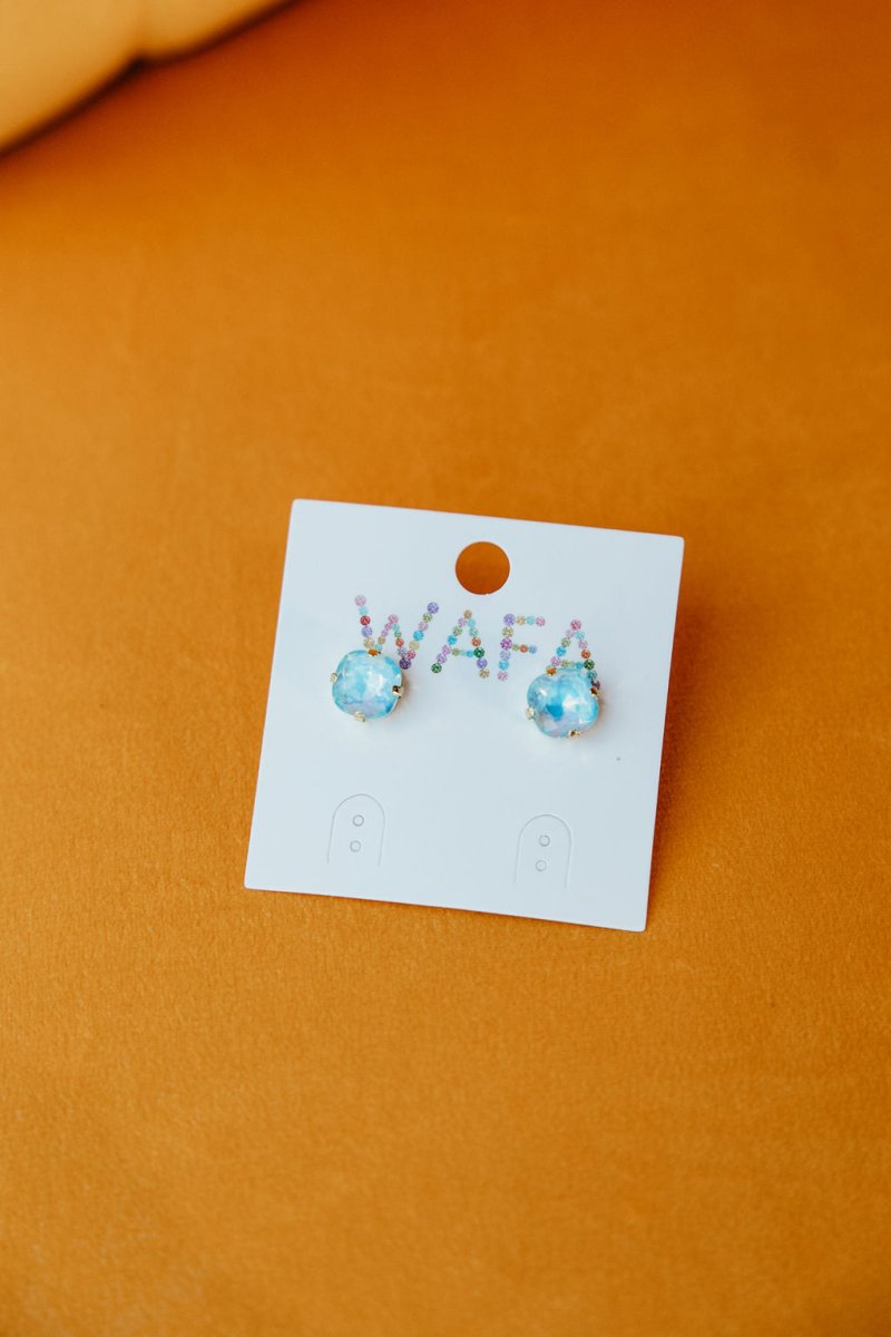 10MM Stud Earrings in Winter Moon - Macoma Boutique310 Accessories/Jewelry