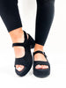 Corky's Black Faux Suede Miss Behavin Sandals