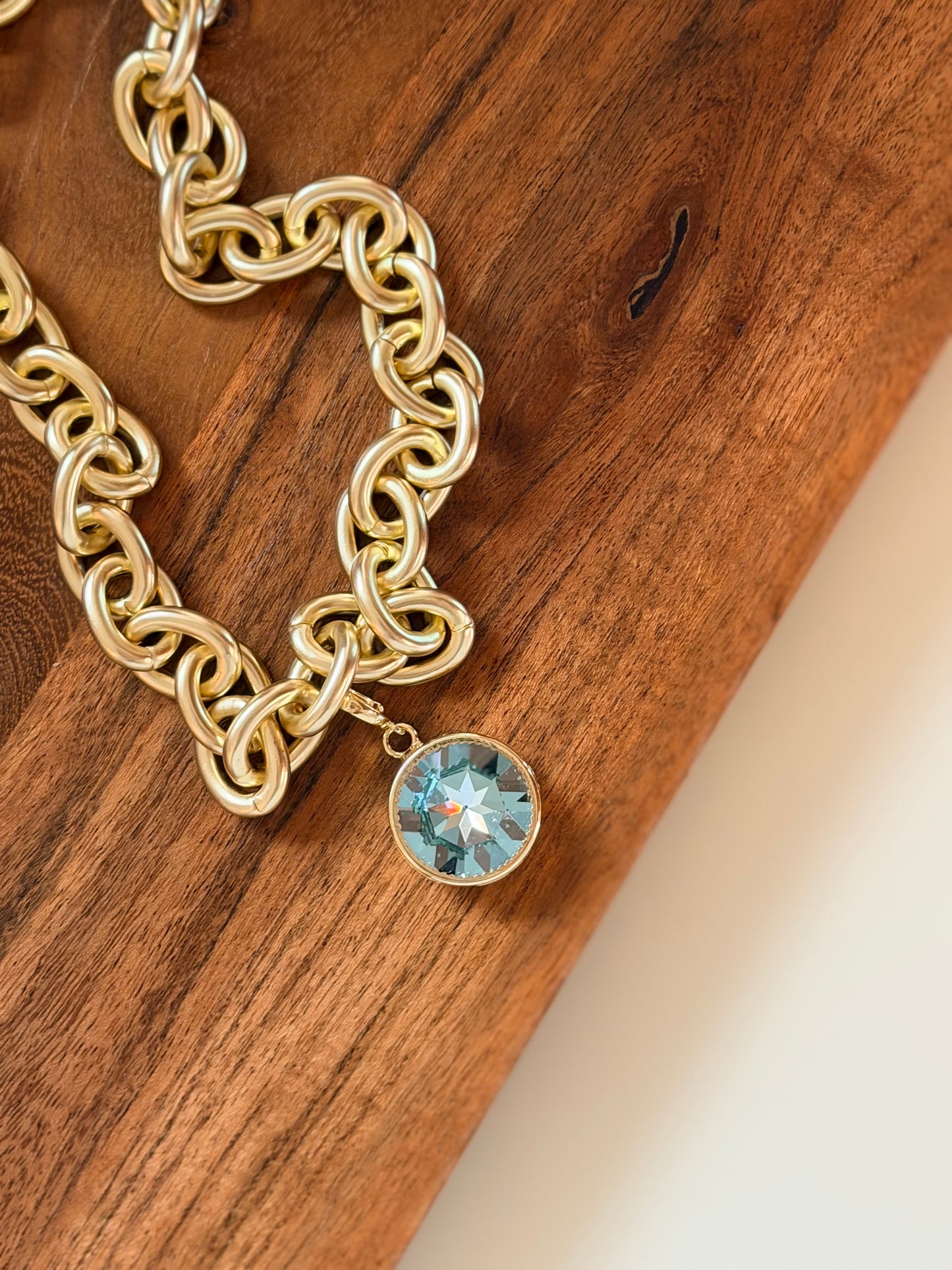 Round About Charm In Aquamarine