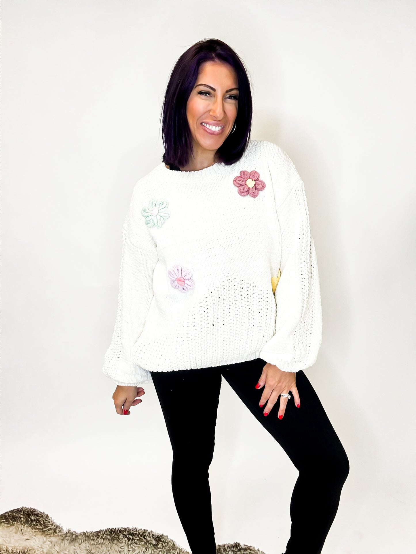 Petal Patchwork Sweater