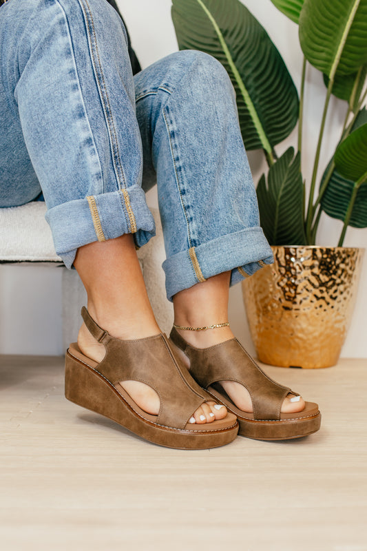 Corkys Taupe 2 Carley Sandals - FINAL SALE