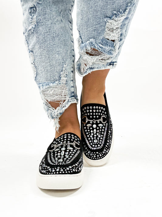 Corky's Black Faux Suede Nail Biter Sneakers