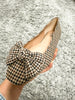 Corky's Black Tan Houndstooth Sugar Rush Flats