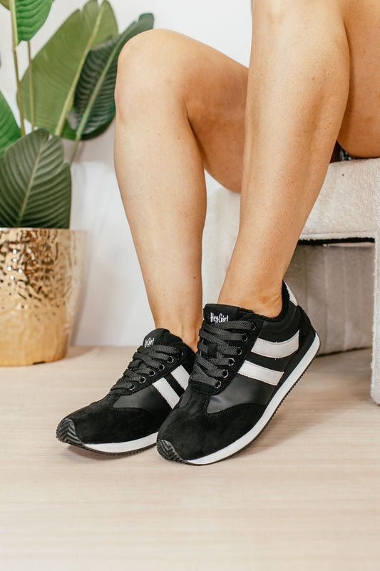 Corky's Black Jet Lag Sneakers