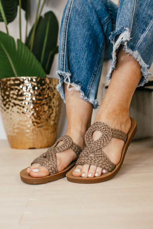 Corky's Bronze All Tangled Up Sandals