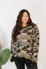 Cozy Trends Pullover In Camo - Reg & Curvy