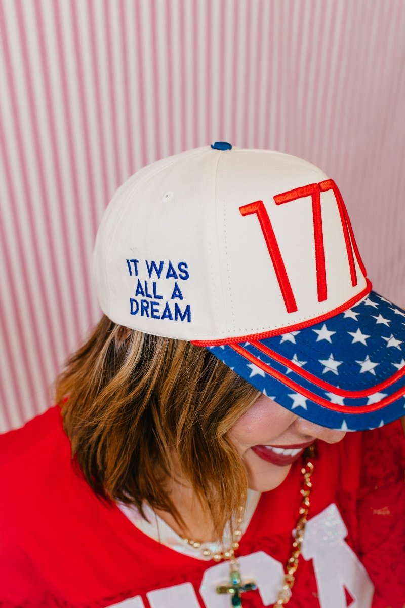 1776 Patriot Baseball Hat - Macoma Boutique310 Accessories/Jewelry