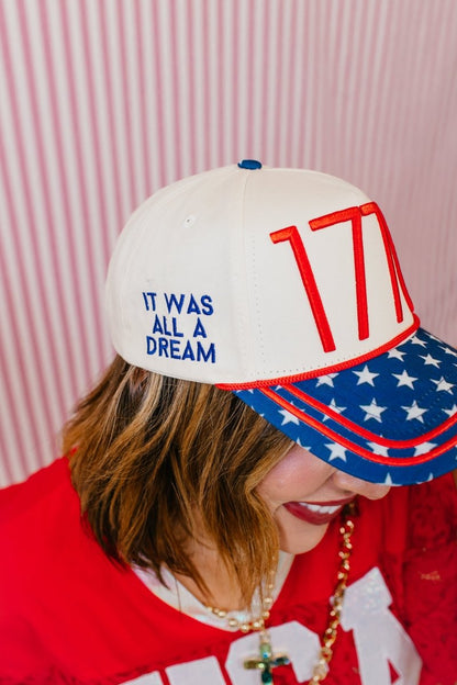 1776 Patriot Baseball Hat - Macoma Boutique310 Accessories/Jewelry