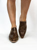 Corky's Tan Crackle Saloon Shoes