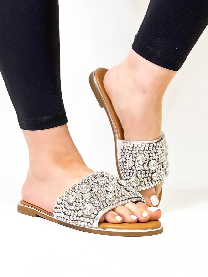 Corky's Silver Gimme Kiss Sandals